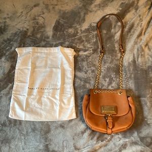 - Marc by Marc Jacobs leather crossbody bag - saddle color